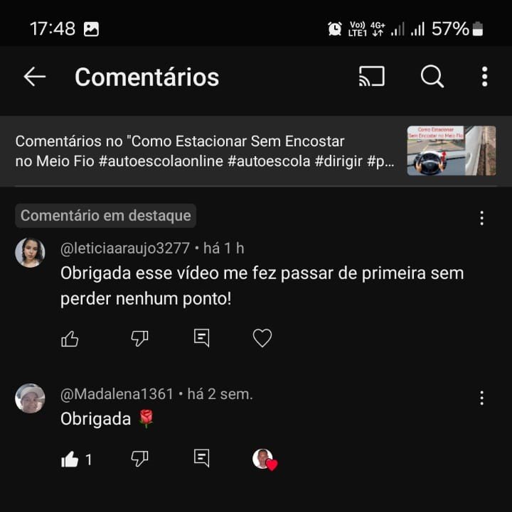 prova social do curso aprovados detran com o instrutor celso